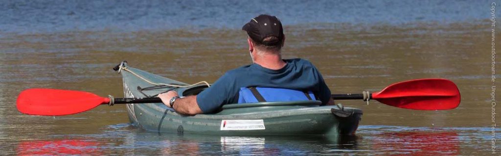 Paddler auf der Mulde