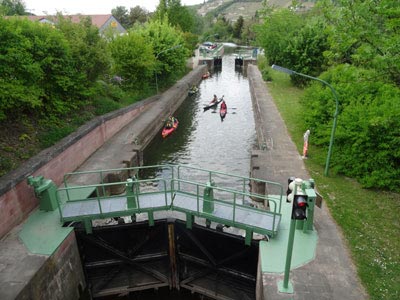 Unstrut Schleuse Freyburg