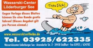 Wasserski Löderburger See Wasserski Löderburger See