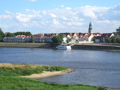 Elbe in Schönebeck