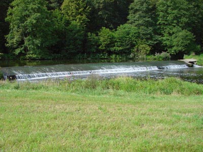 Elsterwehr an der Clodramühle