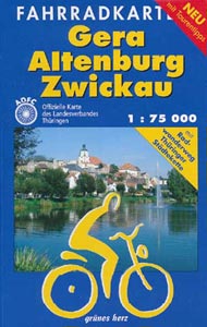 Fahrradkarte Gera - Altenburg - Zwickau