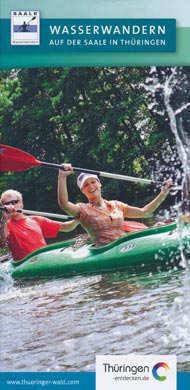 Wasserwandern auf der Saale in Thüringen