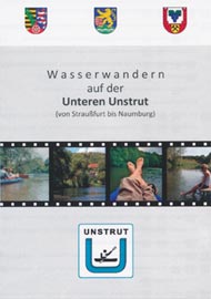 Übersichtskarte Wasserwandern auf der Unteren Unstrut