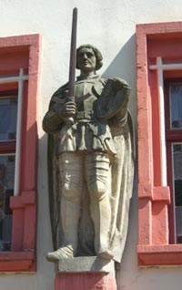 Roland in Oebisfelde am Rathaus