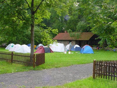 Campingmöglichkeit an der ehemaligen Bottendorfer Kupferhütte