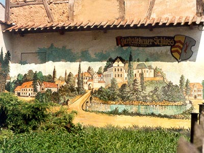 Herbslebener Schloss als Wandbild