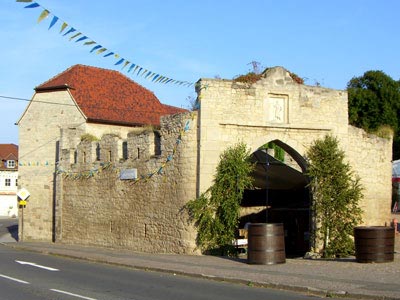 Obertor der Stadtmauer Laucha