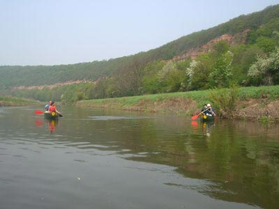 Paddler vor Wangen Paddler vor Wangen